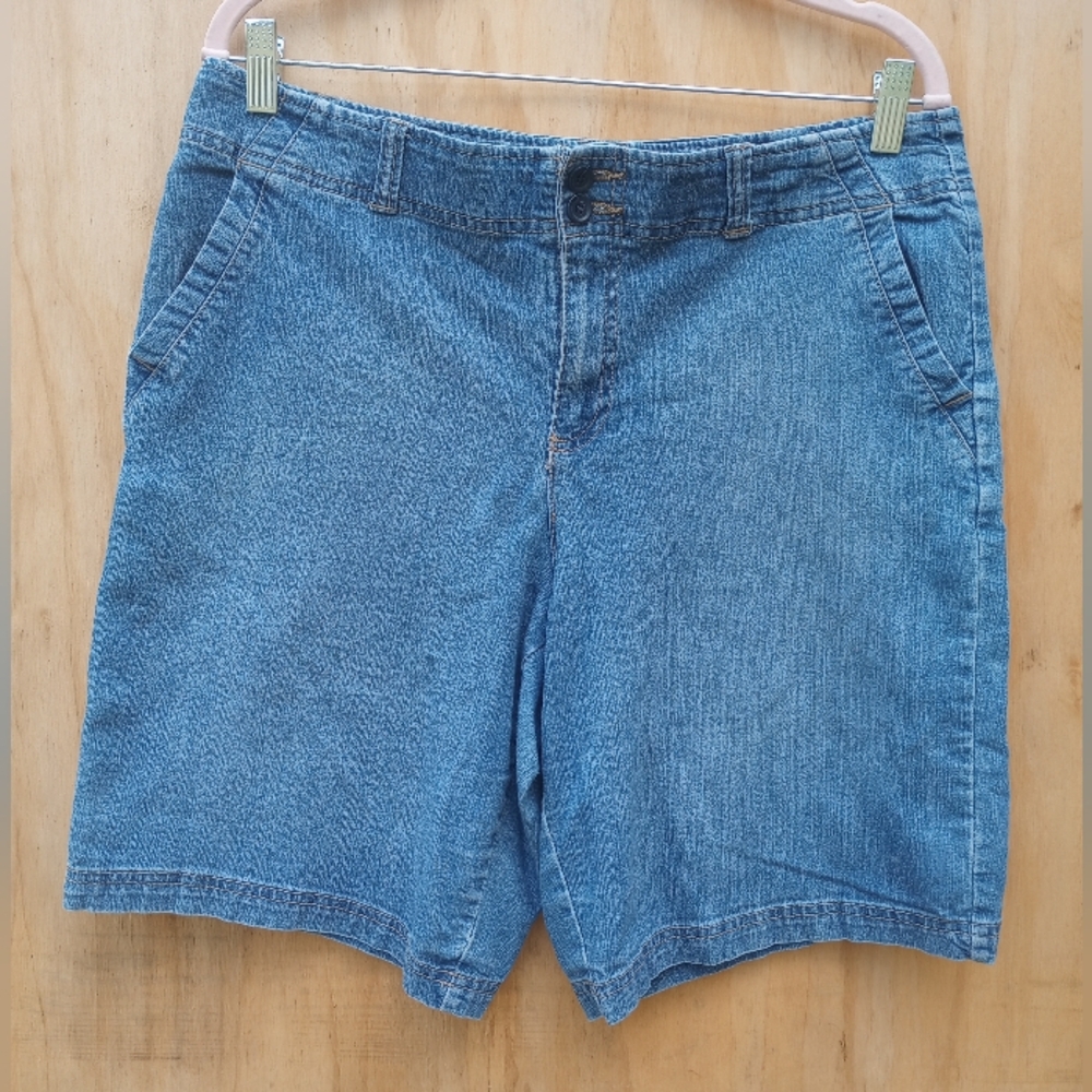 Faded Glory Stretch Blue Jean Shorts